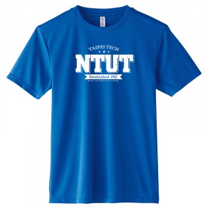 NTUT沁涼輕薄排汗短T_寶藍色